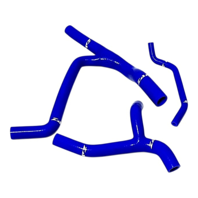 Silikon-Kühlerschlauch Kawasaki KXF450 09- 15 blau Y-Kit Kühlerschläuche ZAP-Technix-Shop
