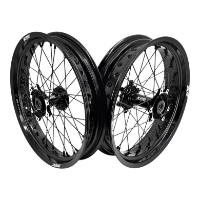 KKE Supermoto Radsatz für SUR-RON Ultra Bee 17×2.5/17×3.5 Schwarz Zulauf ZAP-Technix-Shop