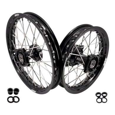 KKE Radsatz für KTM SX 50, HSQ TC 50, GG MC 50 12×1.60/10×1.60 Schwarz KTM Räder ZAP-Technix-Shop
