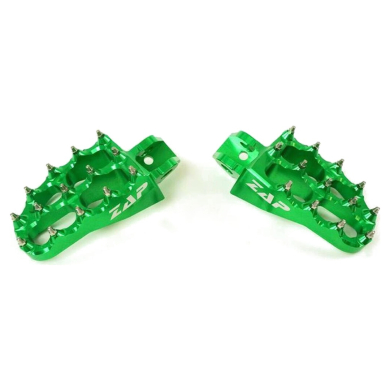 ZAP E-Peg Fußraste KX 65 85 grün Kawasaki Fußrasten ZAP-Technix-Shop